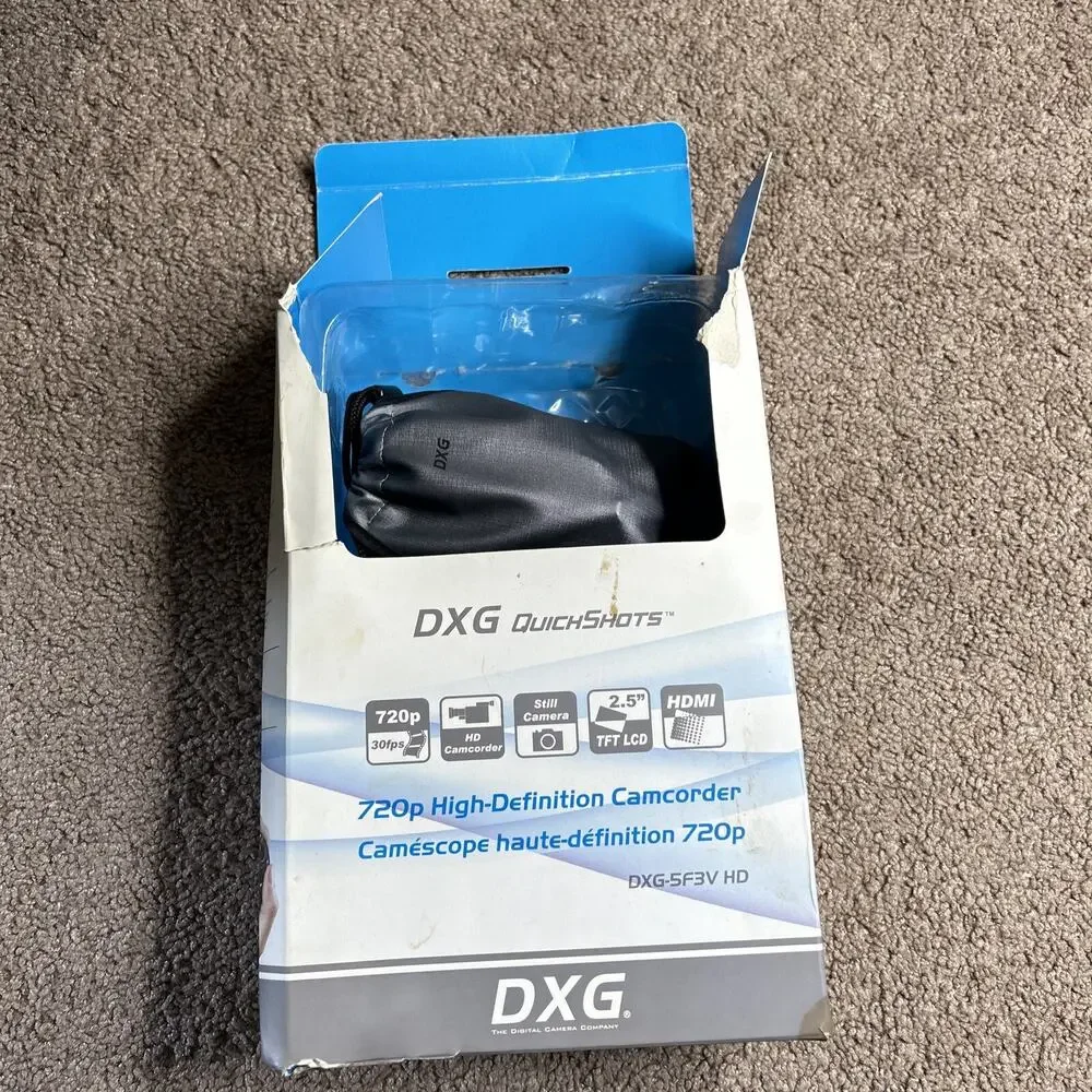 DXG Quick Shots DXG-5F3V HD video camera handy cam Camcorder Quickshots